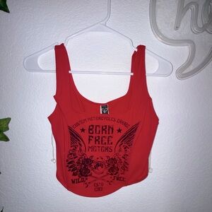 Windsor Graphic Corset Top – Size S